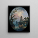 Landschap met wassende vrouwen - Claude-Joseph Vernet — ingelijst kunstwerk aan de muur