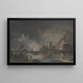 Storm - Claude-Joseph Vernet — ingelijst kunstwerk aan de muur