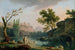Zomeravondlandschap in Italië - Claude-Joseph Vernet — weergave van het kunstwerk