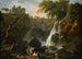 La Cascade à Tivoli - Claude-Joseph Vernet — weergave van het kunstwerk