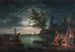 De Vier Momenten van de Dag, Nacht - Claude-Joseph Vernet — weergave van het kunstwerk