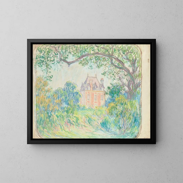 The house of Rodin in Meudon - Claude-Émile Schuffenecker — framed artwork on a wall