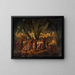 Procession antique se dirigeant vers un temple - Claude Joseph Vernet — ingelijst kunstwerk aan de muur