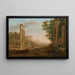 Caprice met ruïnes van het Romeinse Forum - Claude Lorrain — ingelijst kunstwerk aan de muur