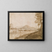Landschapschilderij - Claude Lorrain — ingelijst kunstwerk aan de muur