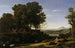 Landschap met Apollo en de Muzen - Claude Lorrain — weergave van het kunstwerk