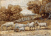 Landscape with Sheep - Claude Lorrain — artwork view