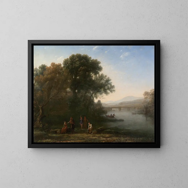 Le Ford - Claude Lorrain — framed artwork on a wall
