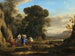 De Rechtspraak van Paris - Claude Lorrain — weergave van het kunstwerk