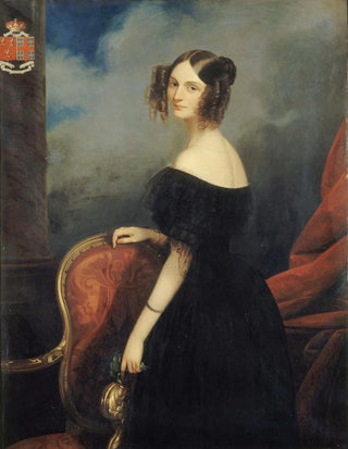 Claude Marie Dubufe - Portrait de la duchesse de Valenay comtesse de TalleyrandPrigord.webp