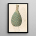 Reproductie van het schilderij Zamia caffra Encephalartos altensteinii vrouwelijke kegel - Clemenz Heinrich Wehdemann
