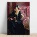 Reproductie van het schilderij Clotilde in avondjurk - Joaquín Sorolla