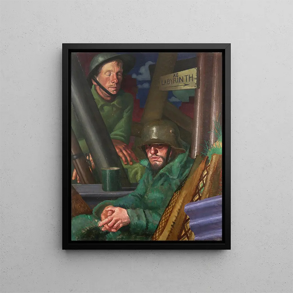 The Captive - Colin Gill — framed artwork on a wall