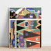 Reproductie van het schilderij Collectie decoraties en kleuren Pl.03 - Georges Valmier