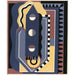 Reproductie van het schilderij Collectie decoraties en kleuren Pl.04 - Georges Valmier