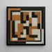compositie - Theo van Doesburg — ingelijst kunstwerk aan de muur