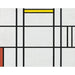 Reproduction of the painting Composition in white, red, and yellow - Piet Mondrian