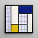 Reproductie van het schilderij Samenstelling in halftinten - Theo van Doesburg