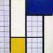 Reproductie van het schilderij Samenstelling in halftinten - Theo van Doesburg