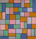 Reproductie van het schilderij Samenstelling in dissonanties - Theo van Doesburg