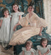 Graafes d'Yanville en haar vier kinderen - James Tissot — weergave van het kunstwerk