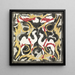 Ontwerp voor een schilderij van tegels met twee kamelen - Carel Adolph Lion Cachet — ingelijst kunstwerk aan de muur