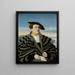 Portrait of Gilbrecht von Holzhausen 1514-1550 - Conrad Faber von Kreuznach — framed artwork on a wall