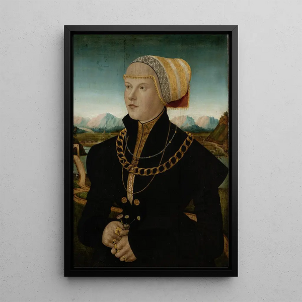 Reproduction of the painting Portrait Painting of Margarete Stralenberg née Stalburg - Conrad Faber von Kreuznach