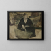 De vrouw van de visser - Constant Permeke — ingelijst kunstwerk aan de muur