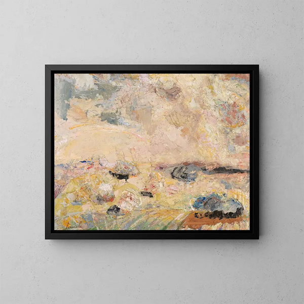 Landschap in Devon - Constant Permeke — ingelijst kunstwerk aan de muur