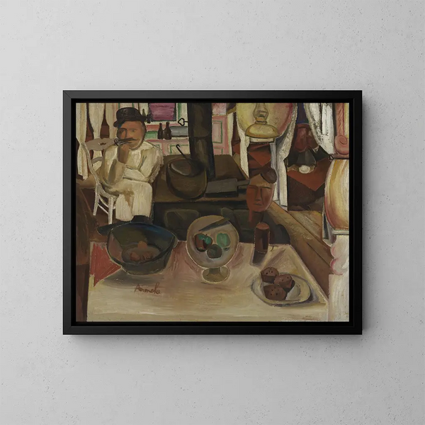 Stand de pâtisseries - Constant Permeke — ingelijst kunstwerk aan de muur