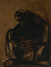 Vrouw in gebed - Constant Permeke — weergave van het kunstwerk