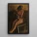 Nu zittend - Constant Permeke — ingelijst kunstwerk aan de muur