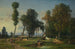 Uitzicht op La Ferté-Saint-Aubin nabij Orléans - Constant Troyon — weergave van het kunstwerk
