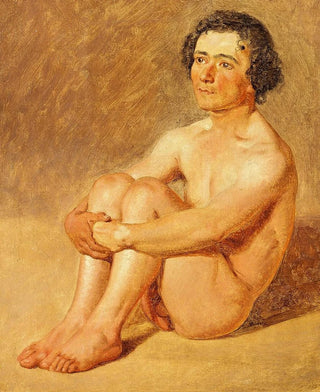 Constantin Hansen - En siddende lazzaron.webp