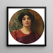 Contemplatie - John William Godward — ingelijst kunstwerk aan de muur