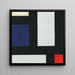 Contracompositie IV - Theo van Doesburg — ingelijst kunstwerk aan de muur