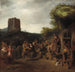 Gezelligheid bij de herberg - Constantijn van Renesse — weergave van het kunstwerk