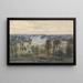 Richmond heuvel - Copley Fielding — ingelijst kunstwerk aan de muur