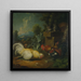 Kippen en katten - Jacob Samuel Beck — ingelijst kunstwerk aan de muur