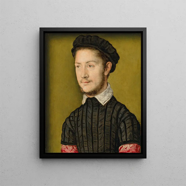 Corneille de Lyon - Portrait Of A Young Man Probably An Officer Royal.webp