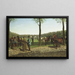 van het paardenveiling op de Maliebaan in Den Haag - Cornelis Albertus Johannes Schermer — ingelijst kunstwerk aan de muur