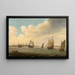 Zeilboten in de haven van Rotterdam - Cornelis Bol — ingelijst kunstwerk aan de muur