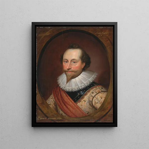 Tempel Sir Alexander - Cornelis Jonson van Ceulen — ingelijst kunstwerk aan de muur