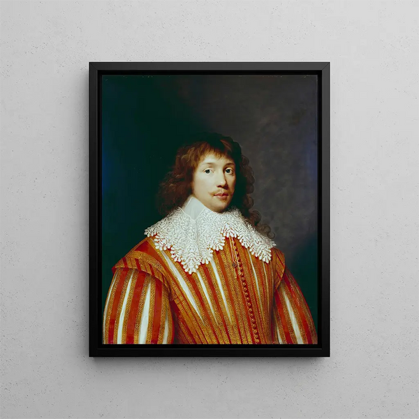 William Fitzwilliam, tweede Lord Fitzwilliam van Liffer - Cornelis Jonson van Ceulen — ingelijst kunstwerk aan de muur