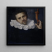 Portret van Paulus van Vianen 1550-1613 - Cornelis Ketel — ingelijst kunstwerk aan de muur