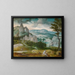 Landschap met Sint-Jerome - Cornelis Massijs — ingelijst kunstwerk aan de muur