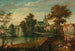 Landschap met twee patriarchen bij een stad - Cornelis Molenaer — weergave van het kunstwerk