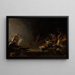 A Witches' Sabbath - Cornelis Saftleven — framed artwork on a wall