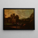 Landschapschilderij - Cornelis Thim — ingelijst kunstwerk aan de muur